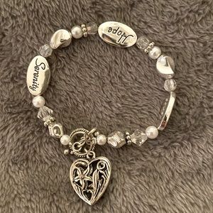 Expressly yours peace, hope,serenity bracelet EUC - never worn
